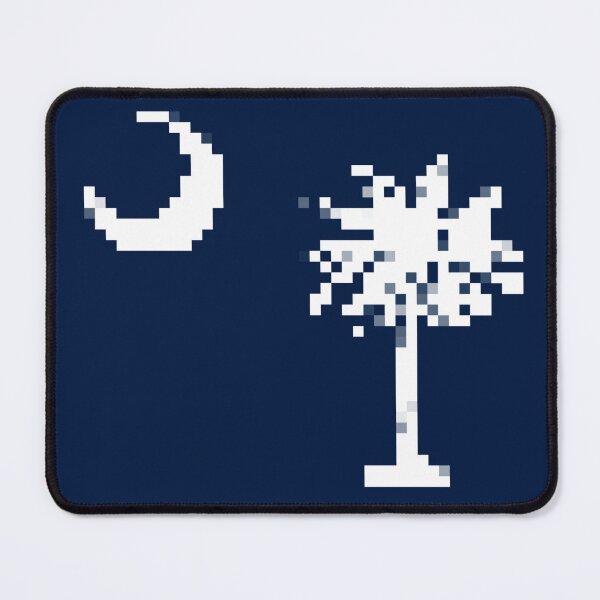 Item preview, Pixelated South Carolina Flag designed and sold by Potato Quality Prints.