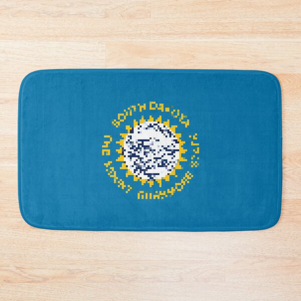 Item preview, Pixelated South Dakota Flag designed and sold by Potato Quality Prints.