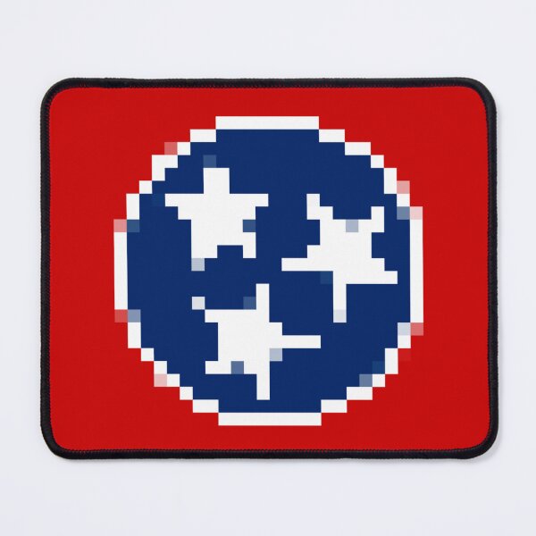 Item preview, Pixelated Tennessee Flag designed and sold by Potato Quality Prints.