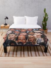The Office Collage Throw Blanket