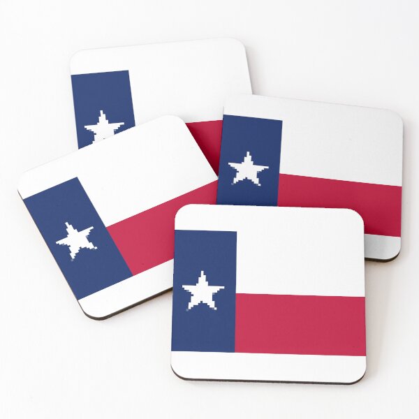Item preview, Pixelated Texas Flag designed and sold by Potato Quality Prints.
