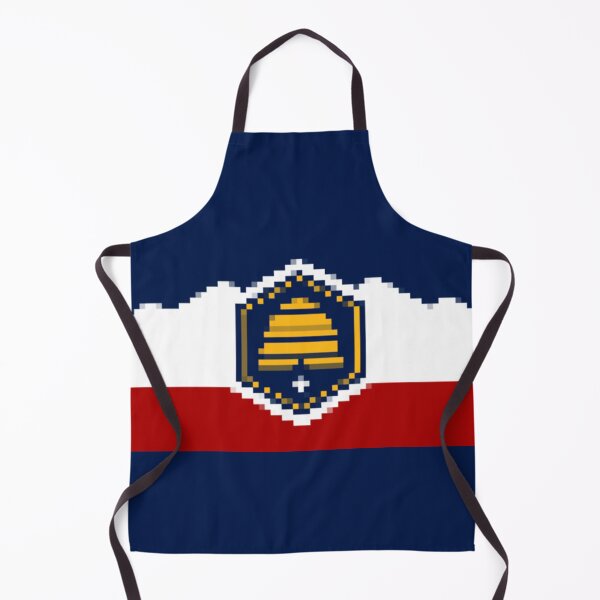 Item preview, Pixelated Utah Flag designed and sold by Potato Quality Prints.