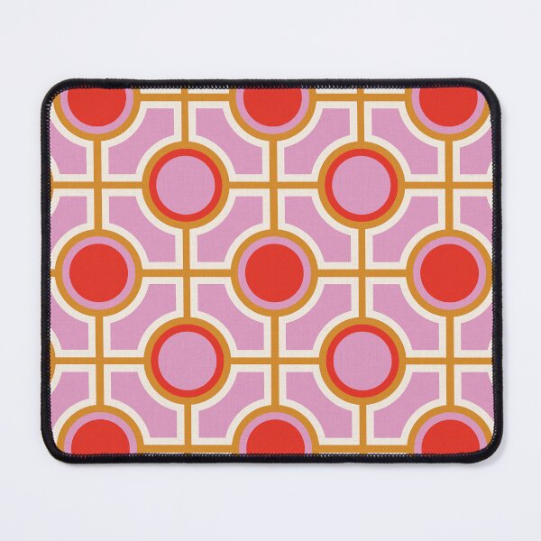 Item preview, Contemporary Geometric tile modern pink orange designed and sold by FrancesPoff.