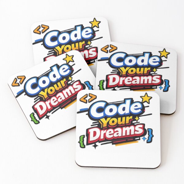 Item preview, Bold “Code Your Dreams” Programming Graphic designed and sold by TTrees.