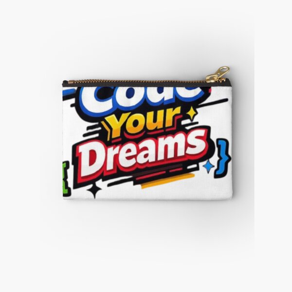 Item preview, Bold “Code Your Dreams” Programming Graphic designed and sold by TTrees.
