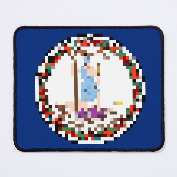 Item preview, Pixelated Virginia Flag designed and sold by Potato Quality Prints.