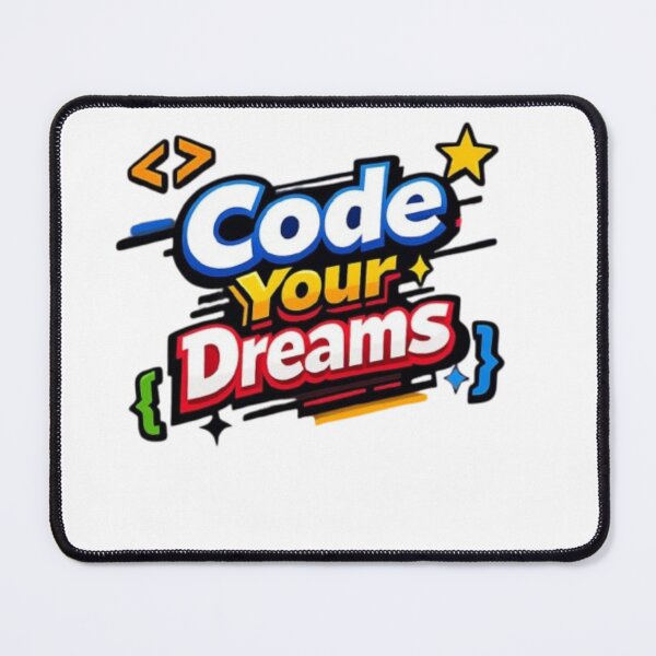 Item preview, Bold “Code Your Dreams” Programming Graphic designed and sold by TTrees.