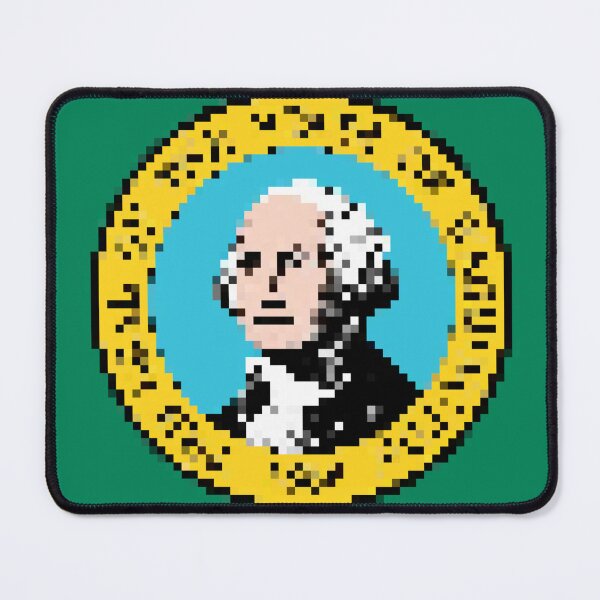 Item preview, Pixelated Washington Flag designed and sold by Potato Quality Prints.