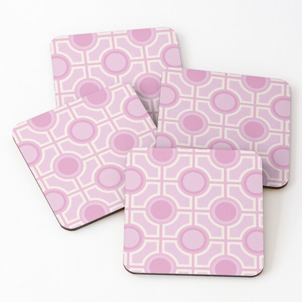 Item preview, Contemporary Geometric tile modern mauve pink designed and sold by FrancesPoff.