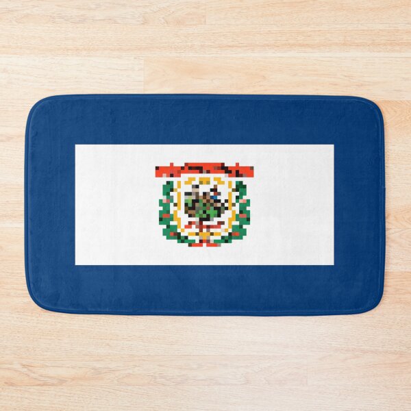 Item preview, Pixelated West Virginia Flag designed and sold by Potato Quality Prints.