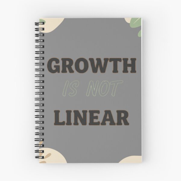Item preview, Growth Is Not Linear Aesthetic Mental Health Awareness designed and sold by BlissHalo.