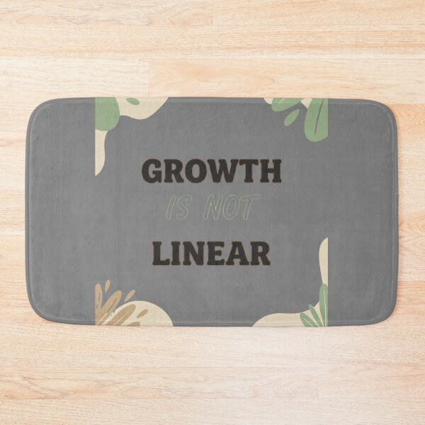 Item preview, Growth Is Not Linear Aesthetic Mental Health Awareness designed and sold by BlissHalo.
