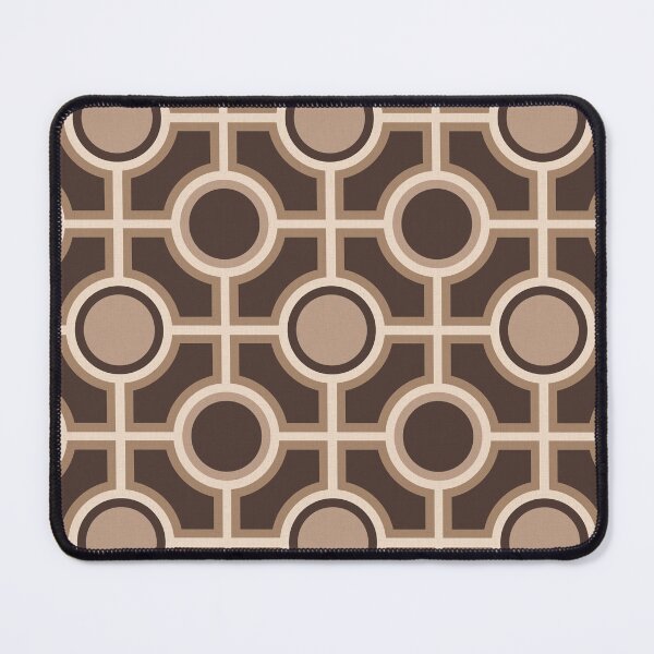 Item preview, Contemporary Geometric tile modern boho brown designed and sold by FrancesPoff.