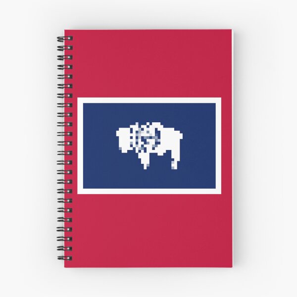 Item preview, Pixelated Wyoming Flag designed and sold by Potato Quality Prints.