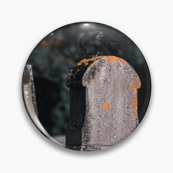 Item preview, Crow in Cemetery designed and sold by Kerri Ann McClellan.