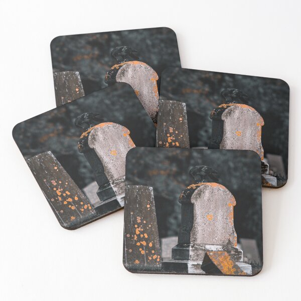 Item preview, Crow in Cemetery designed and sold by Kerri Ann McClellan.