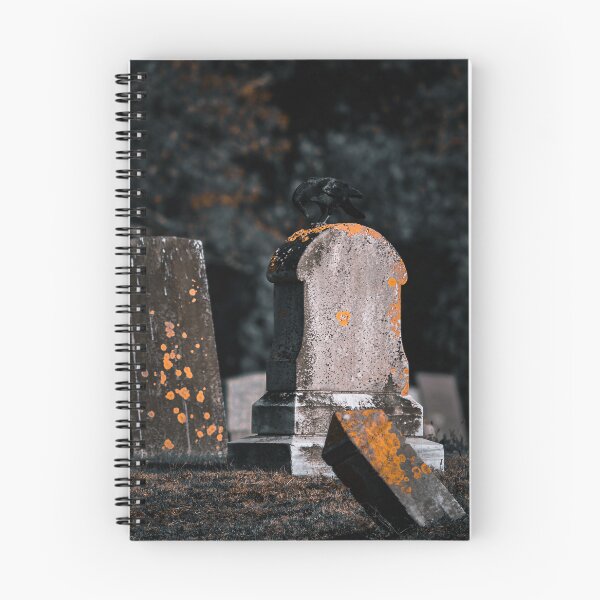 Item preview, Crow in Cemetery designed and sold by Kerri Ann McClellan.