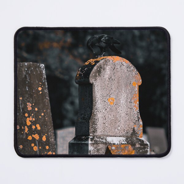 Item preview, Crow in Cemetery designed and sold by Kerri Ann McClellan.