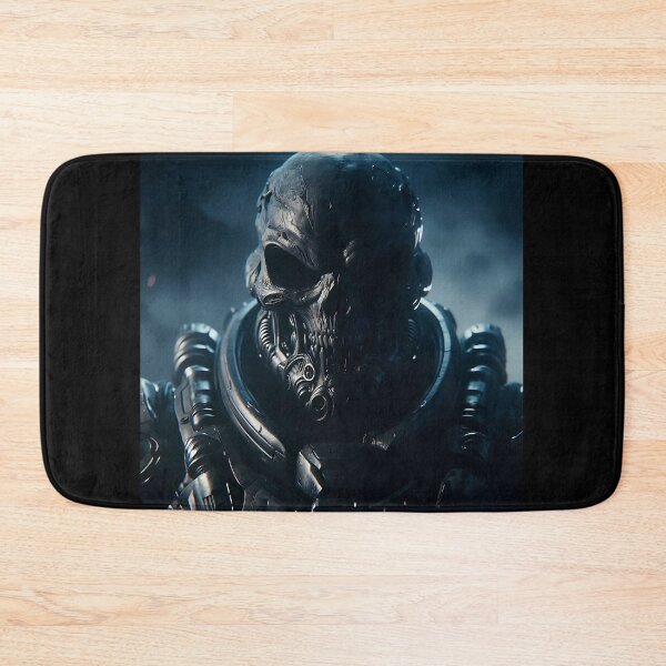 Item preview, Cyberpunk Black Skull Soldier designed and sold by GalleryBrisArt.
