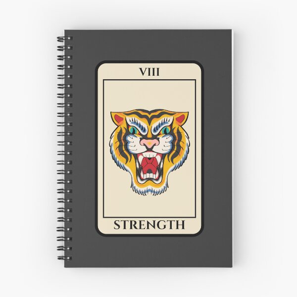 Item preview, Strength VIII – American Traditional Tiger Tarot designed and sold by ScotiaInk.