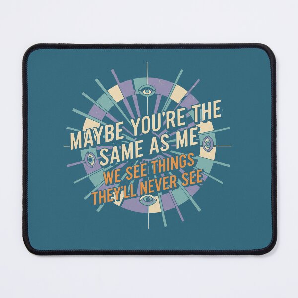 Item preview, Mystic Retro Design: Shared Vision Unique Perspective Quote Art designed and sold by sing-it-out.