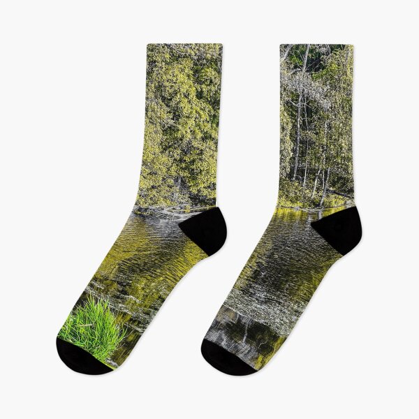Item preview, Green Reflections on Still Water – Forest Lake Photography designed and sold by aadventures.