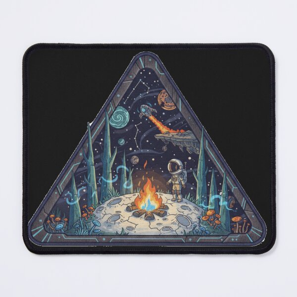 Item preview, Outer Wilds Aesthetic Sticker – Cosmic Nature Art designed and sold by achm.