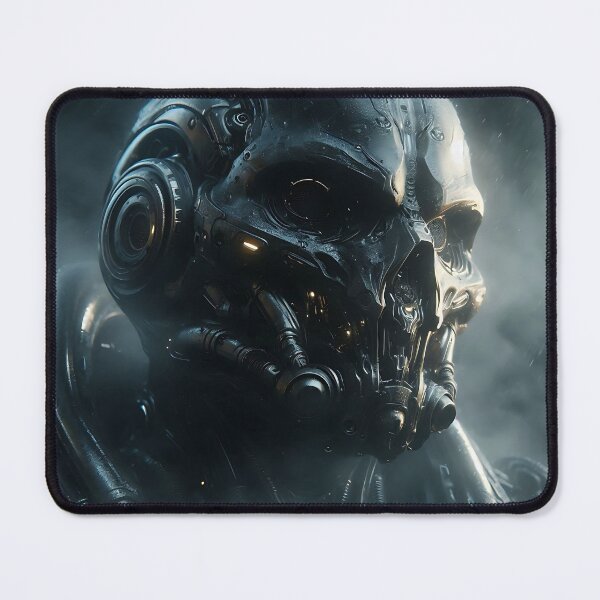 Item preview, Cyberpunk Black Skull Soldier designed and sold by GalleryBrisArt.