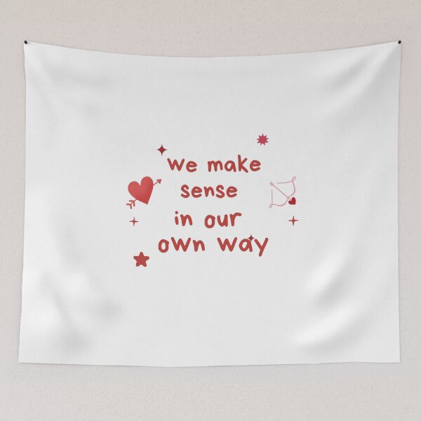 Item preview, we make sense in our own way, funny valentine couple , words designed and sold by wearlaugh.