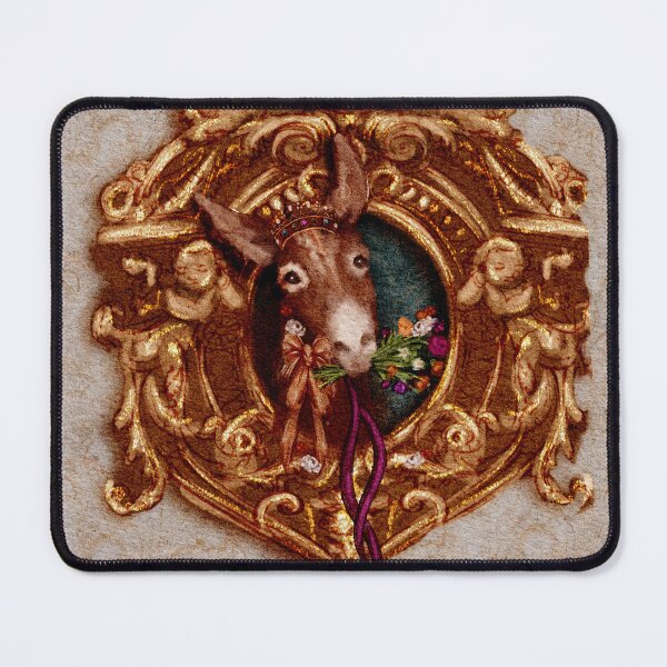 Item preview, The Royal Donkey| Mamie Fish| Gilded Age Party Historical Watercolor designed and sold by Monica Laipple.
