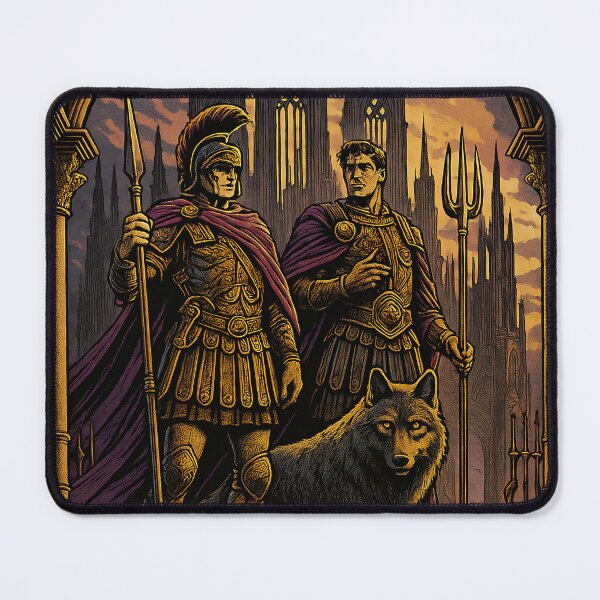 Item preview, Romulus & Remus and Mother Wolf, Roman Founding Brothers designed and sold by EASNFTCOL.