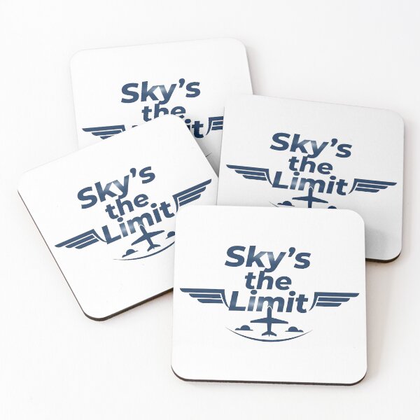 Item preview, Sky’s the Limit – Pilot Aviator Inspirational Aviation T-Shirt designed and sold by Muzgle.