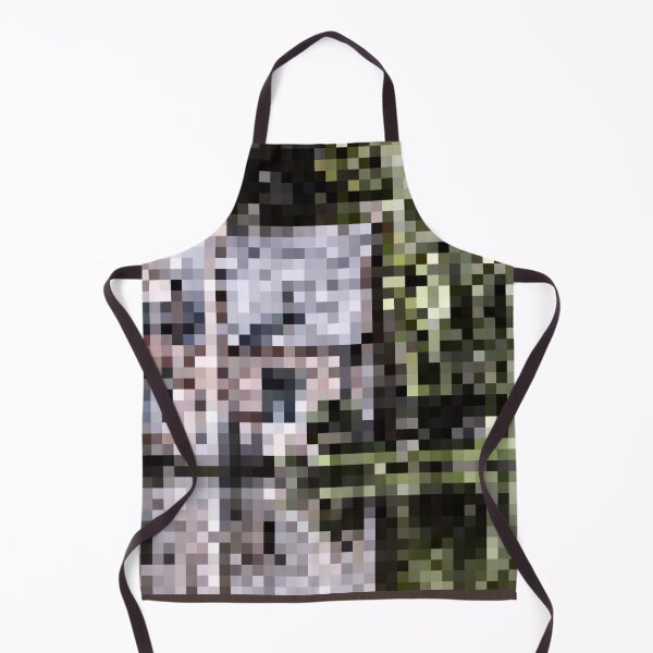 Item preview, Pixelated Willow Tree on the Lake Scene designed and sold by Potato Quality Prints.
