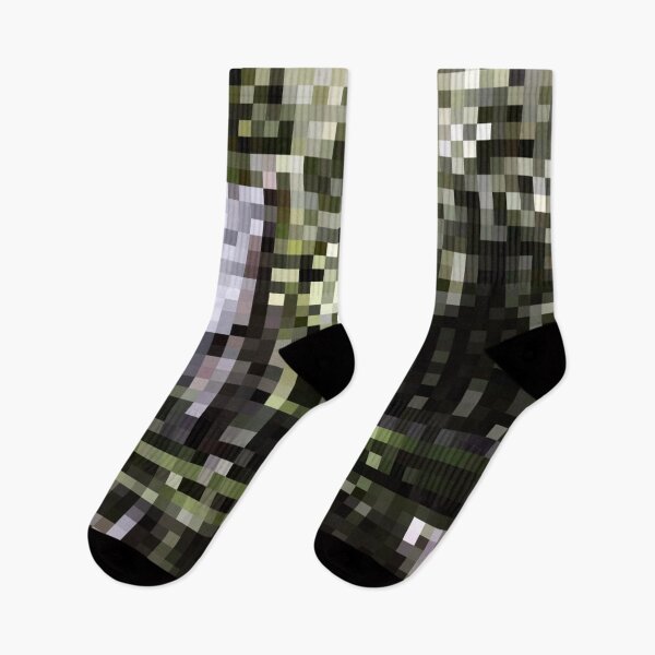 Item preview, Pixelated Willow Tree on the Lake Scene designed and sold by Potato Quality Prints.