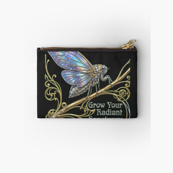 Item preview, Solar Cicada: Futuristic Art Nouveau Biomimicry designed and sold by Thaivi Design.