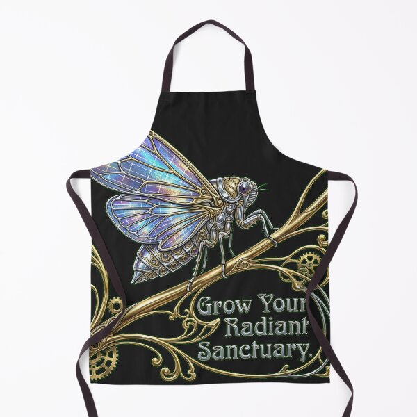 Item preview, Solar Cicada: Futuristic Art Nouveau Biomimicry designed and sold by Thaivi Design.