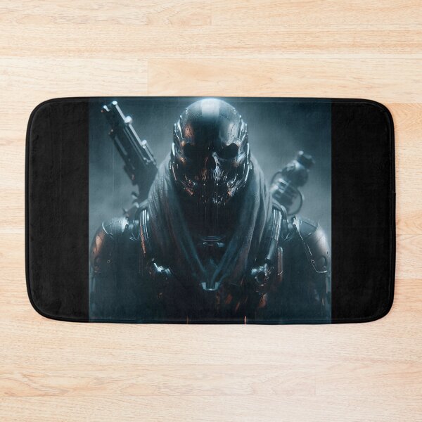 Item preview, Cyberpunk Black Skull Soldier designed and sold by GalleryBrisArt.
