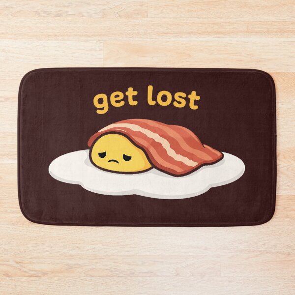 Item preview, Get Lost - Funny Sad Egg & Bacon Graphic designed and sold by PrintAtelier.