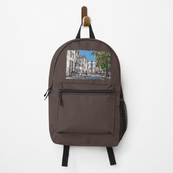 Item preview, Pixelated Belgium Street Scene designed and sold by Potato Quality Prints.