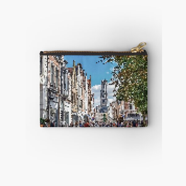 Item preview, Pixelated Belgium Street Scene designed and sold by Potato Quality Prints.