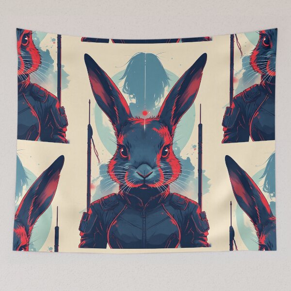 Item preview, Black Rabbit Superhero designed and sold by owi-art.