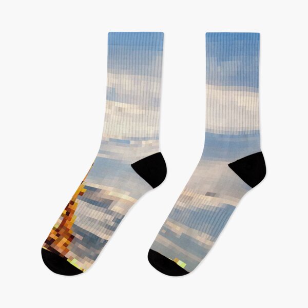 Item preview, Pixelated Bright View of the Eiffel Tower designed and sold by Potato Quality Prints.