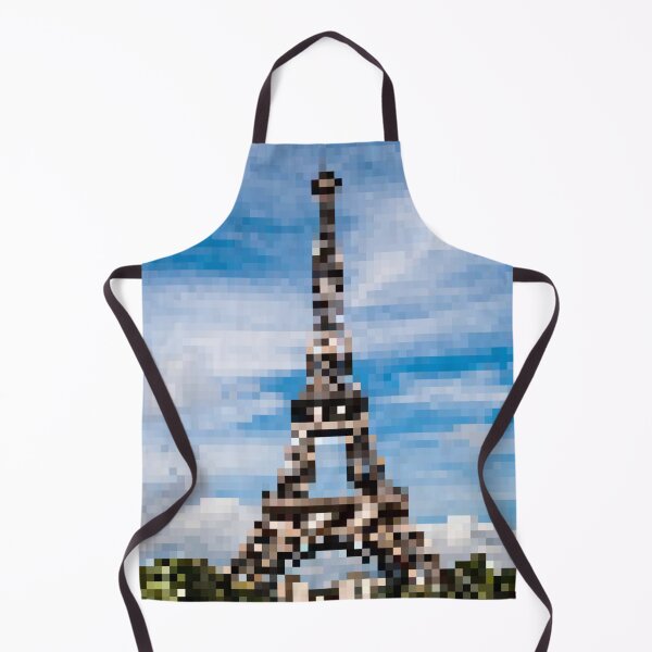 Item preview, Pixelated View of the Eiffel Tower designed and sold by Potato Quality Prints.