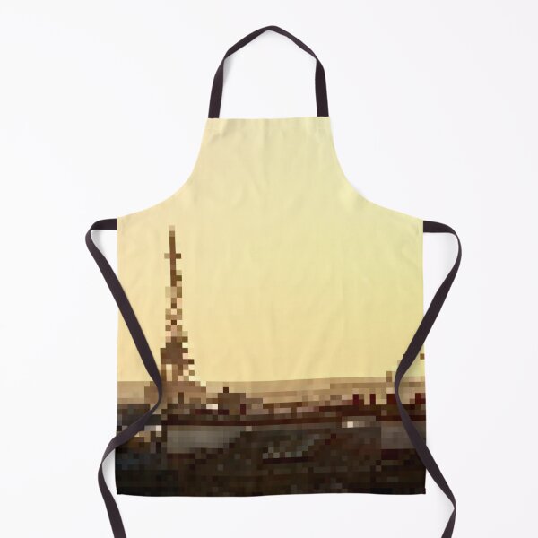 Item preview, Pixelated Paris Skyline designed and sold by Potato Quality Prints.
