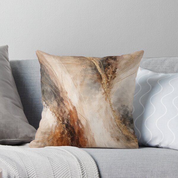 Item preview, Neutral Abstract with Gold Veins designed and sold by druidwolfart.