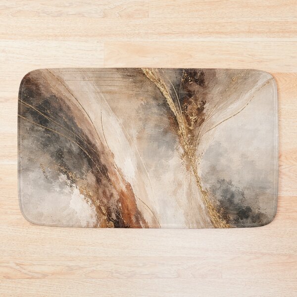 Item preview, Neutral Abstract with Gold Veins designed and sold by druidwolfart.