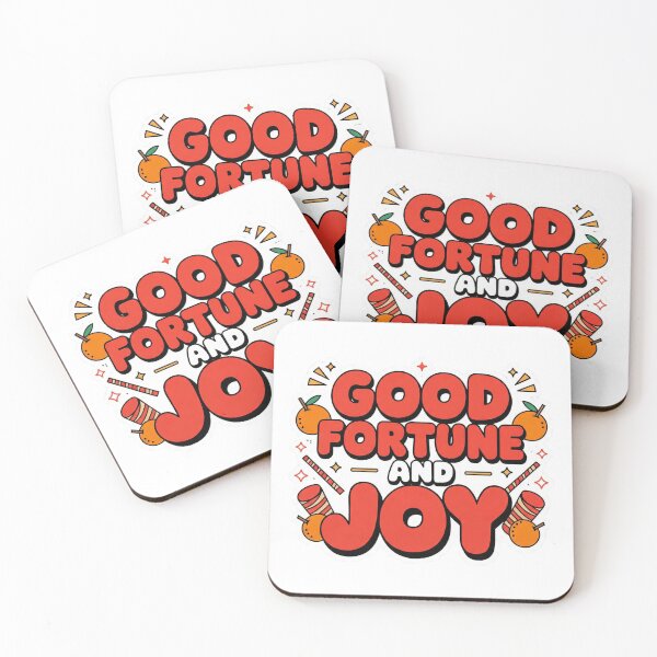 Item preview, Good Fortune and Joy Chinese Blessings Spring Festival Art designed and sold by ArtzyFlow.
