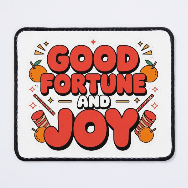 Item preview, Good Fortune and Joy Chinese Blessings Spring Festival Art designed and sold by ArtzyFlow.