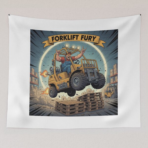 Item preview, Forklift Fury: Warehouse Mayhem! designed and sold by Krisekk.