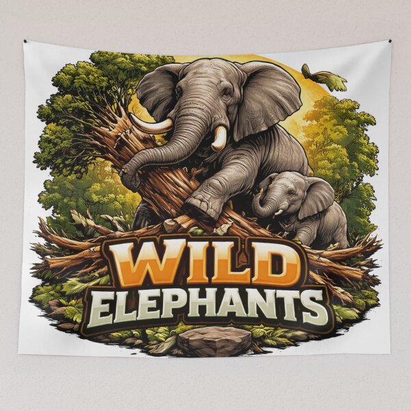 Item preview, Elephant family designed and sold by FoxstarRavas.